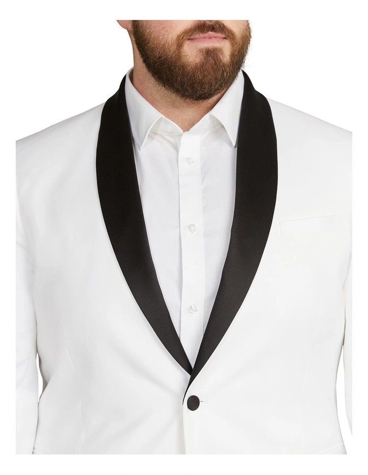 Pierce Tuxedo Jacket in Ivory