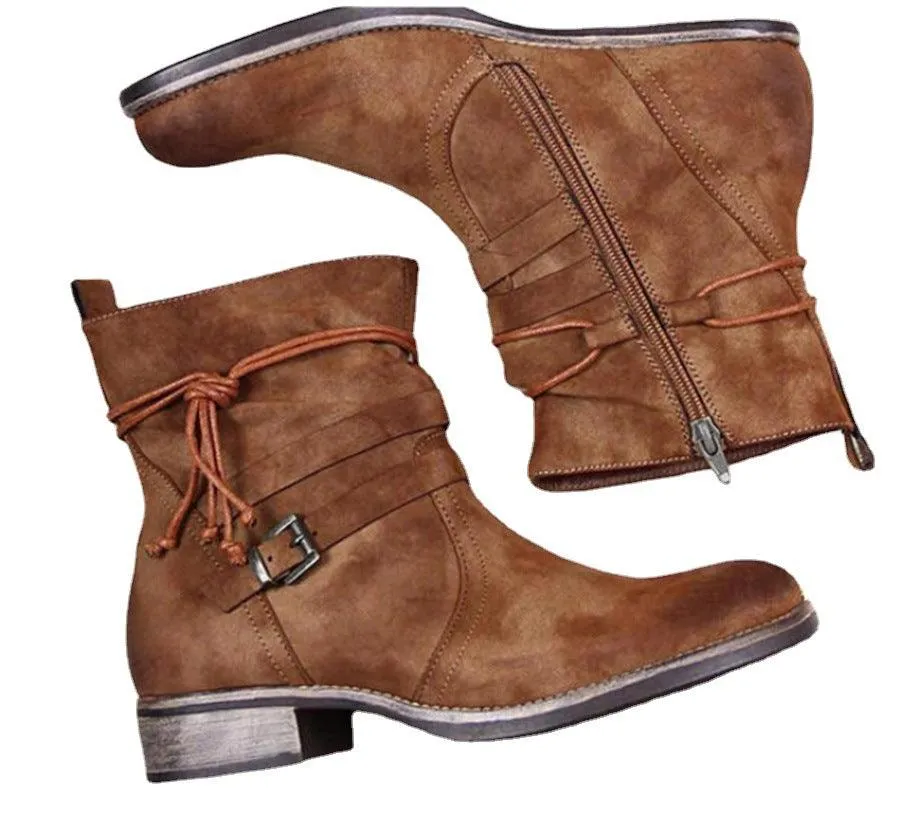 Plus Size Short Boots