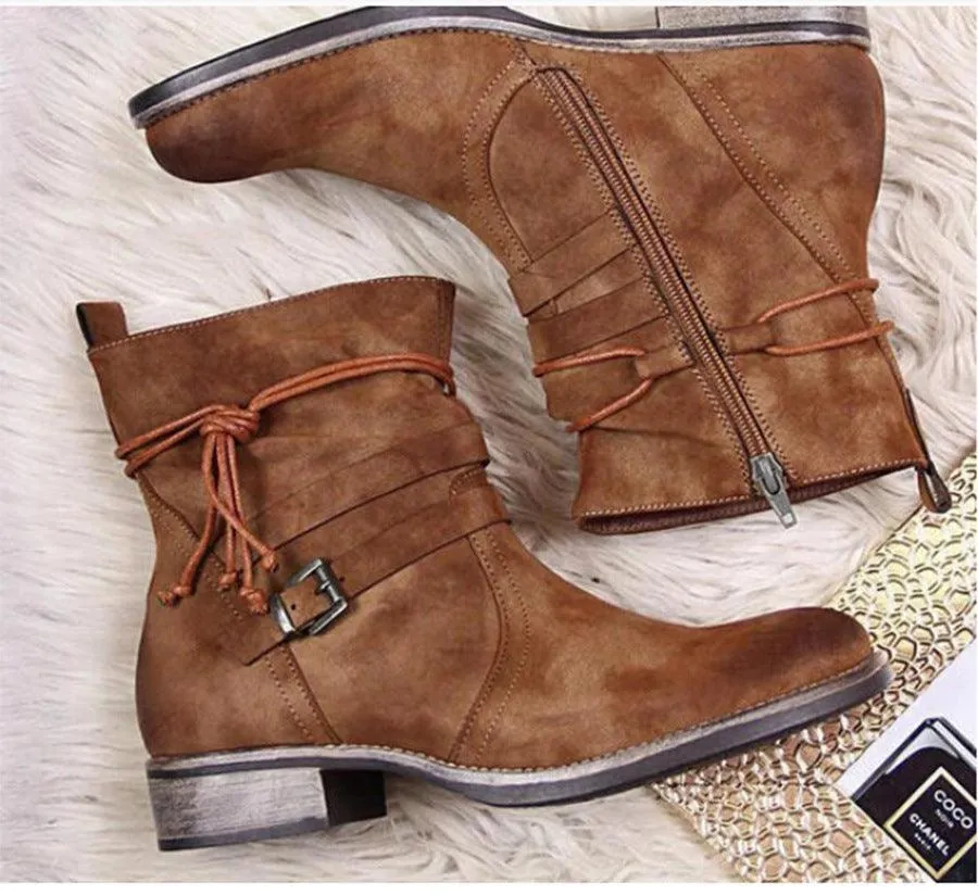 Plus Size Short Boots