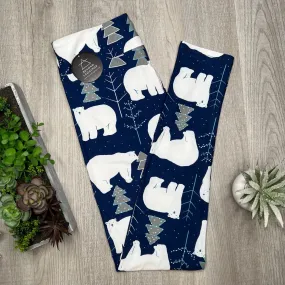 Polar Bear Blue Leggings