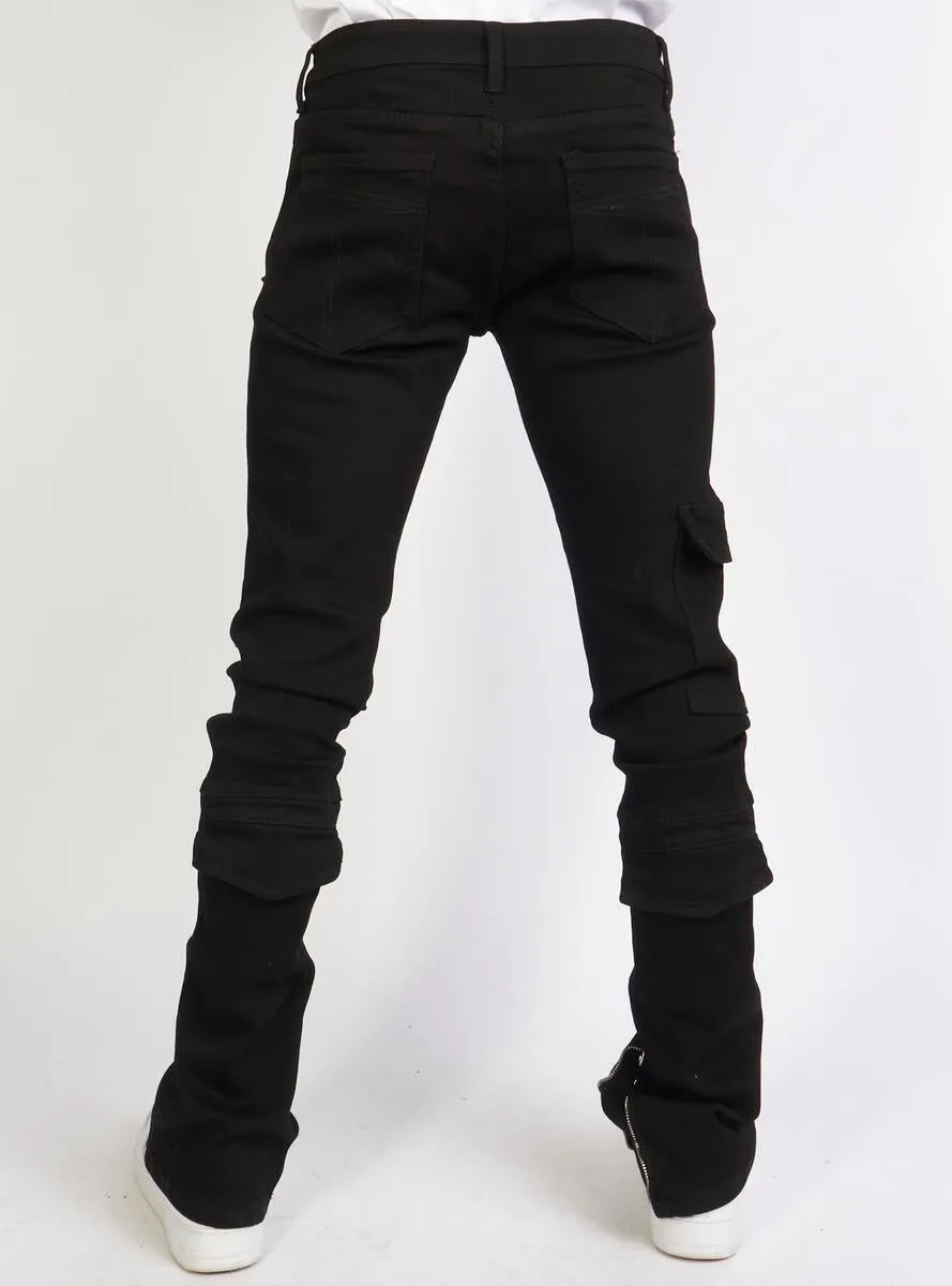 Politics Jeans - Murph - Skinny Stacked - Jet Black - 505