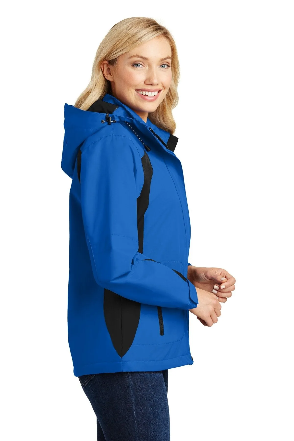 Port Authority Ladies All-Season II Jacket L304 Snorkel Blue/Black