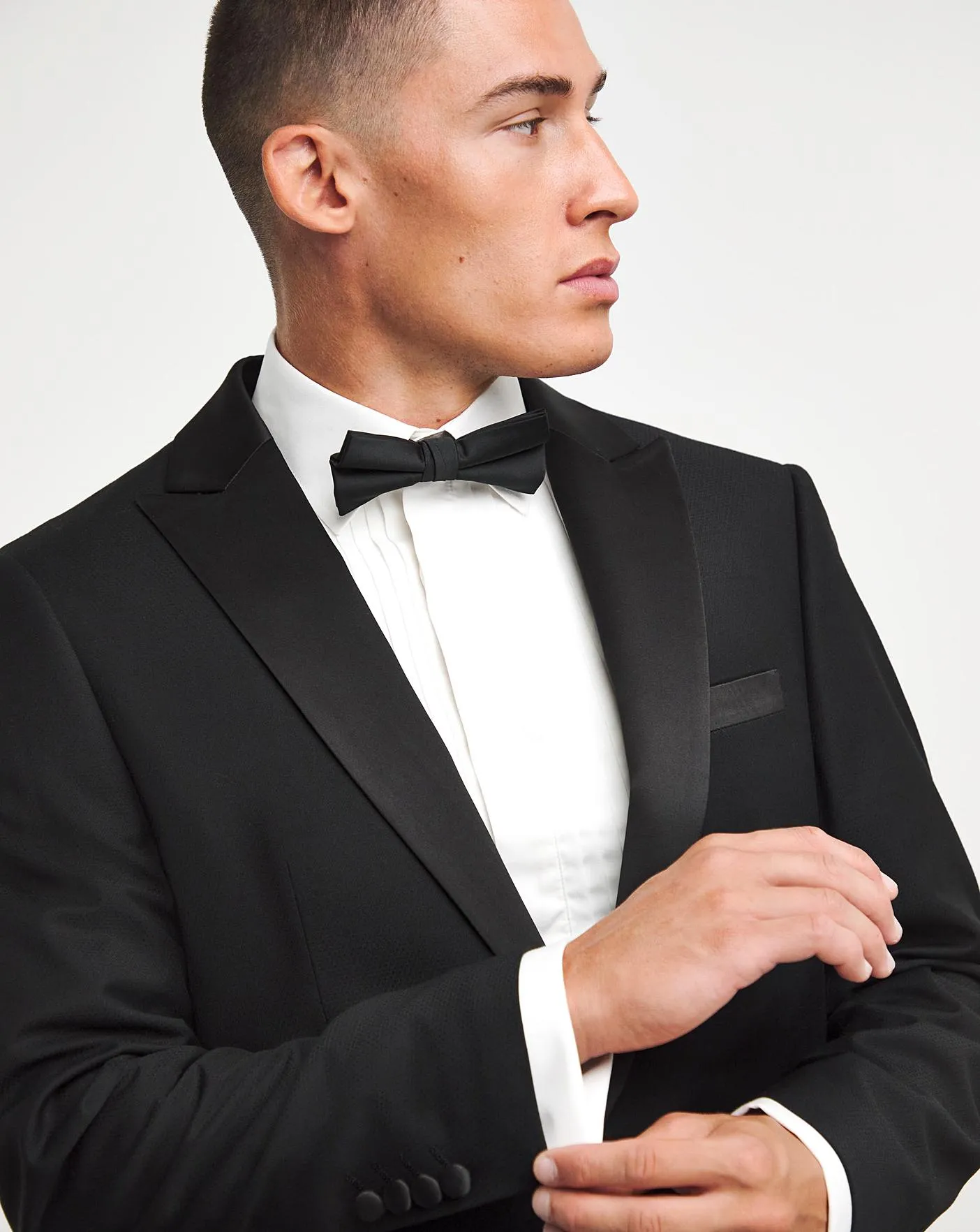 Premium Textured Tuxedo Jacket