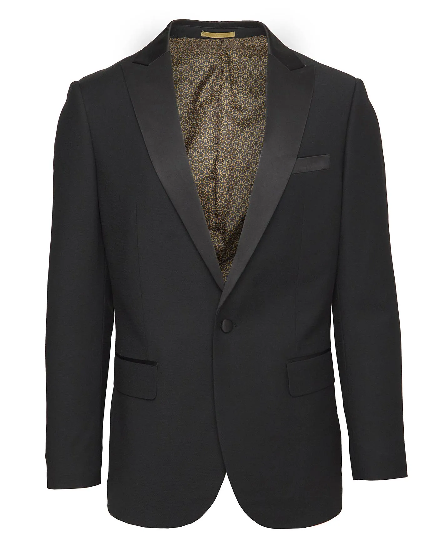 Premium Textured Tuxedo Jacket