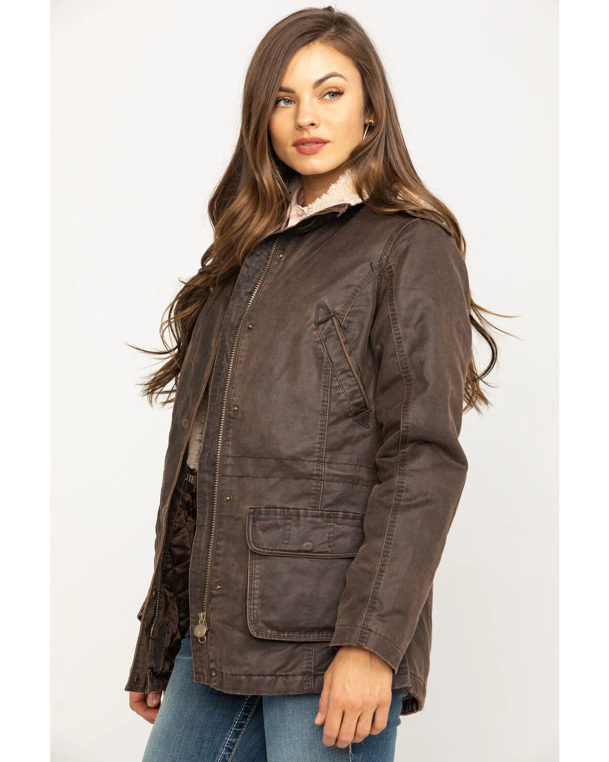 Product Name:  Outback Trading Co. Women's Woodbury Canyonland Jacket with Sherpa Hood