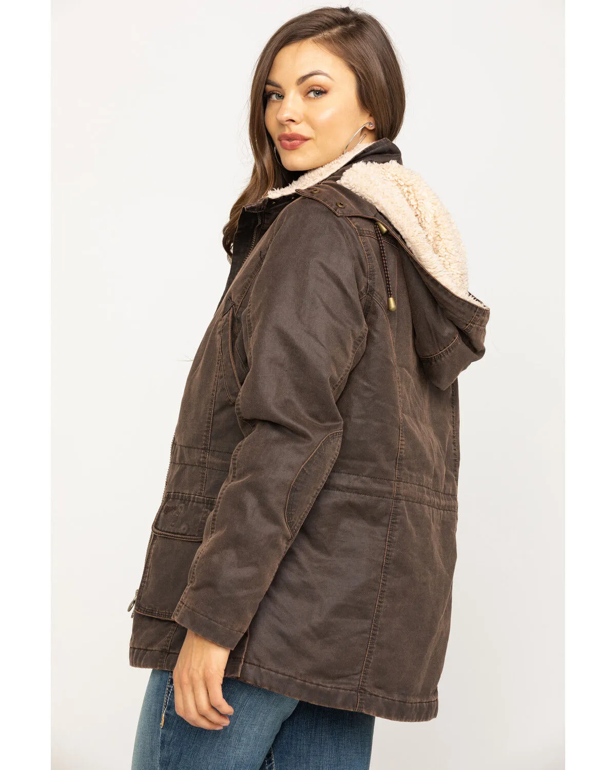 Product Name:  Outback Trading Co. Women's Woodbury Canyonland Jacket with Sherpa Hood