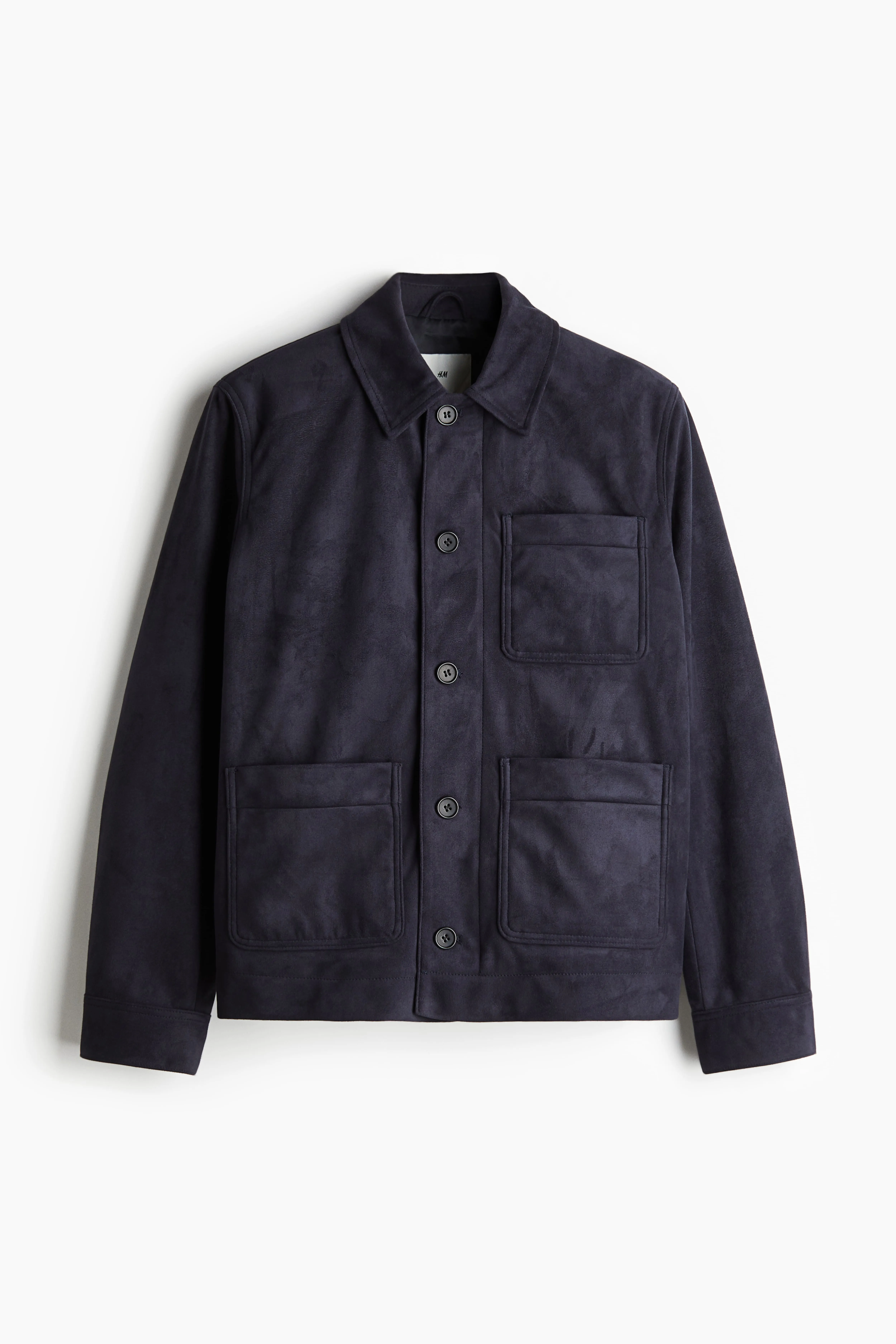 Regular Fit Jacket - Long sleeve - Regular length - Navy blue - Men | H&M GB