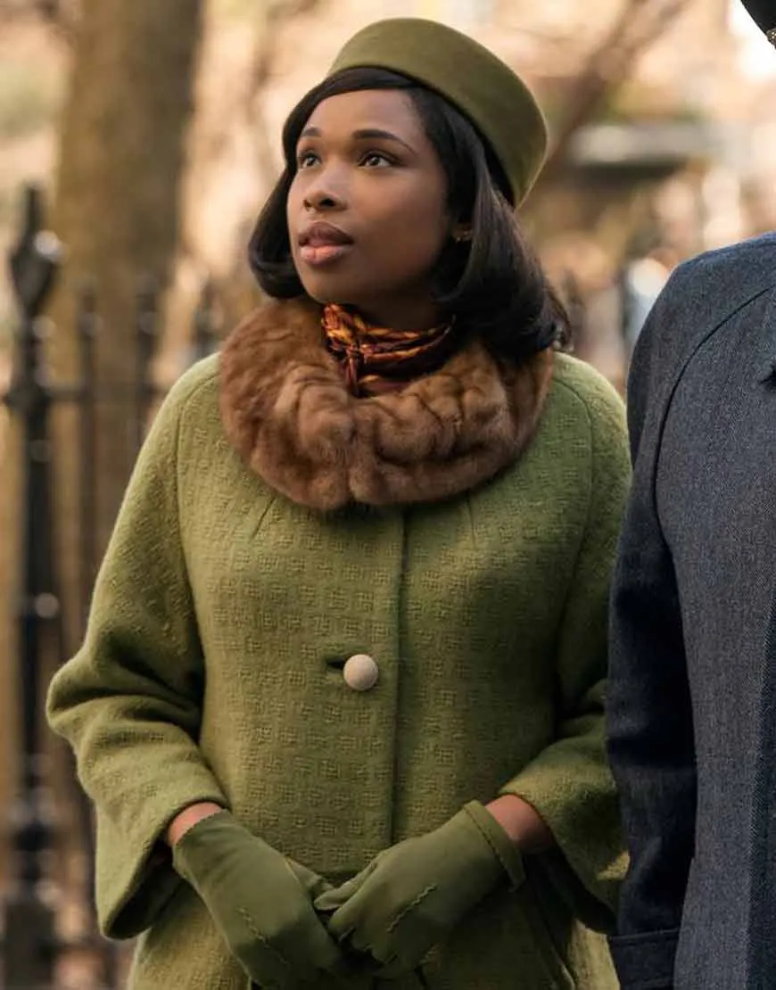 Respect 2021 Jennifer Hudson Green Coat | Aretha Franklin Green Coat