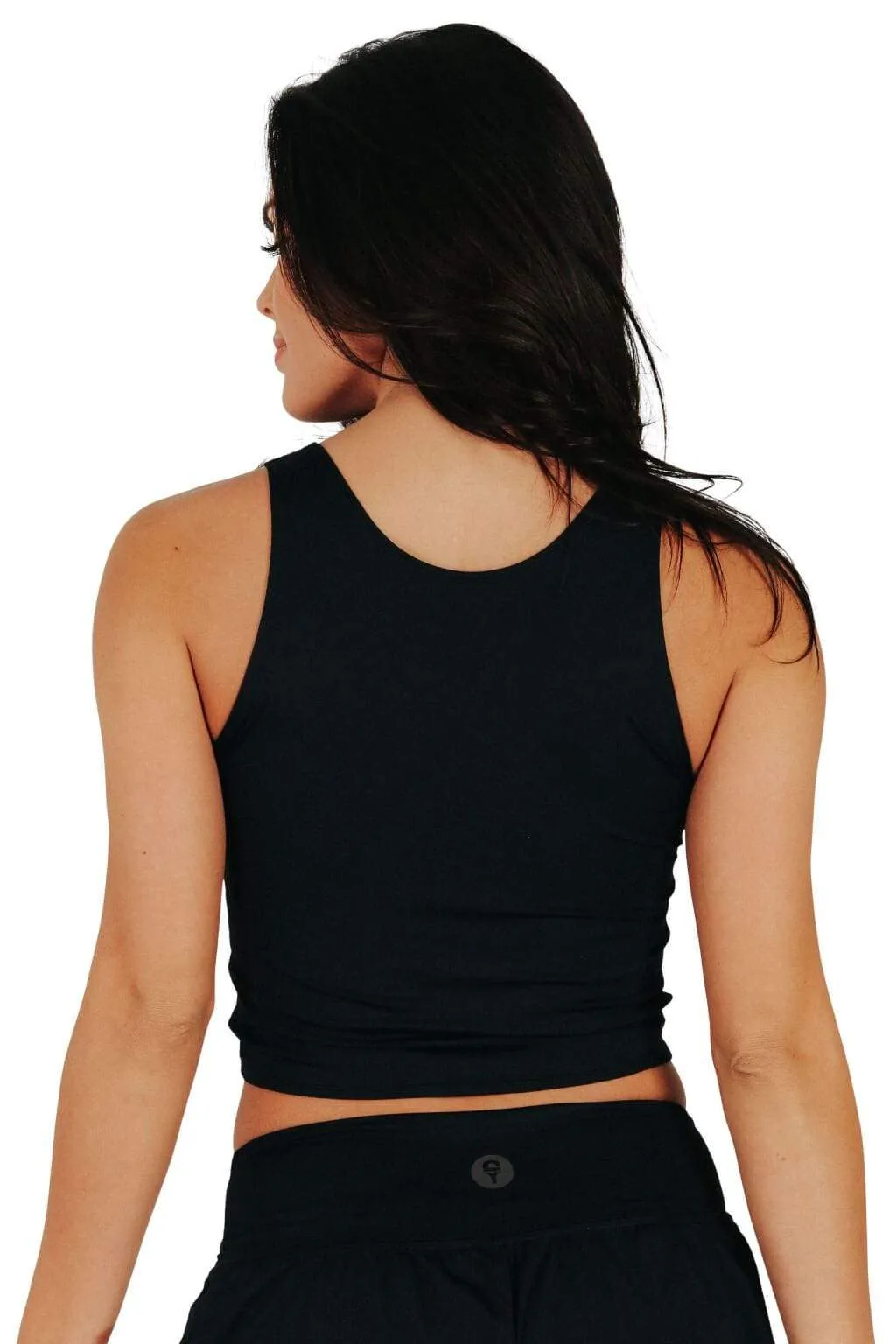 Reversible Knot Top in Jet Black