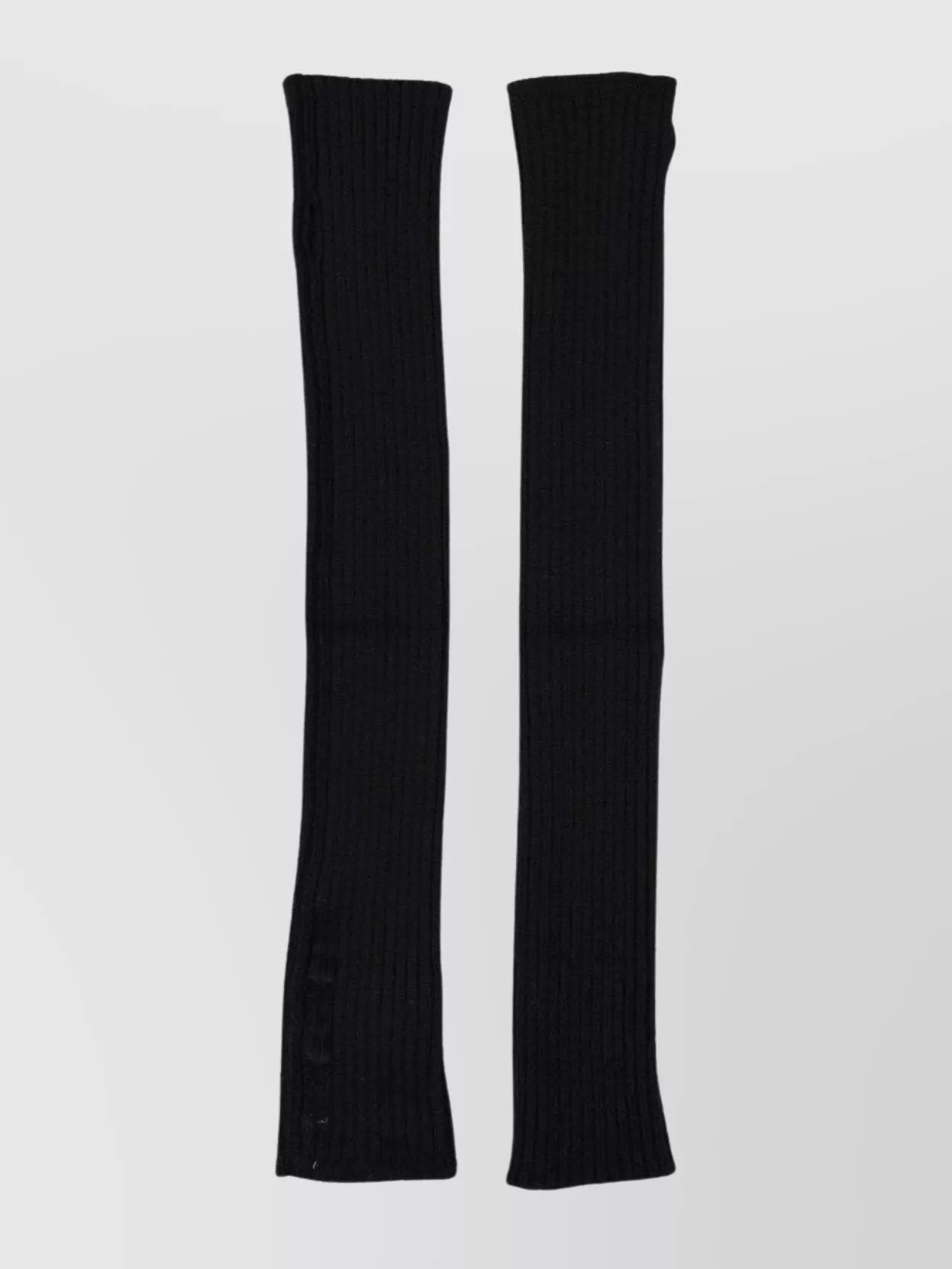 Rick Owens   Knitted arm warmers featuring button detail