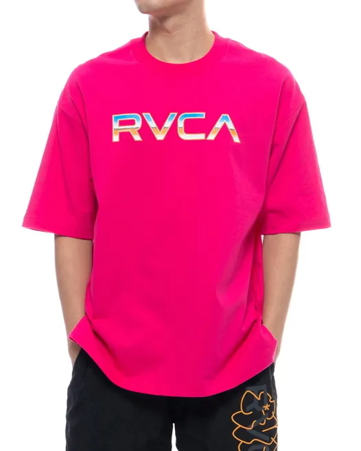 RVCA  |Plain Short Sleeves Logo T-Shirts