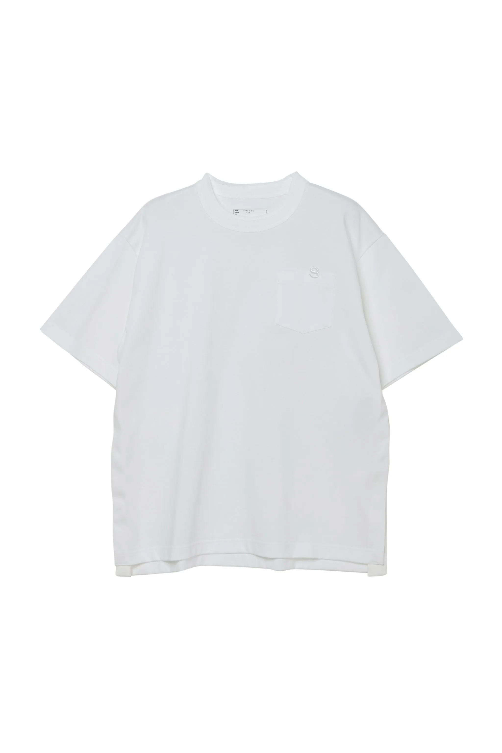 sacai  |Street Style Plain Cotton Short Sleeves Logo Designers