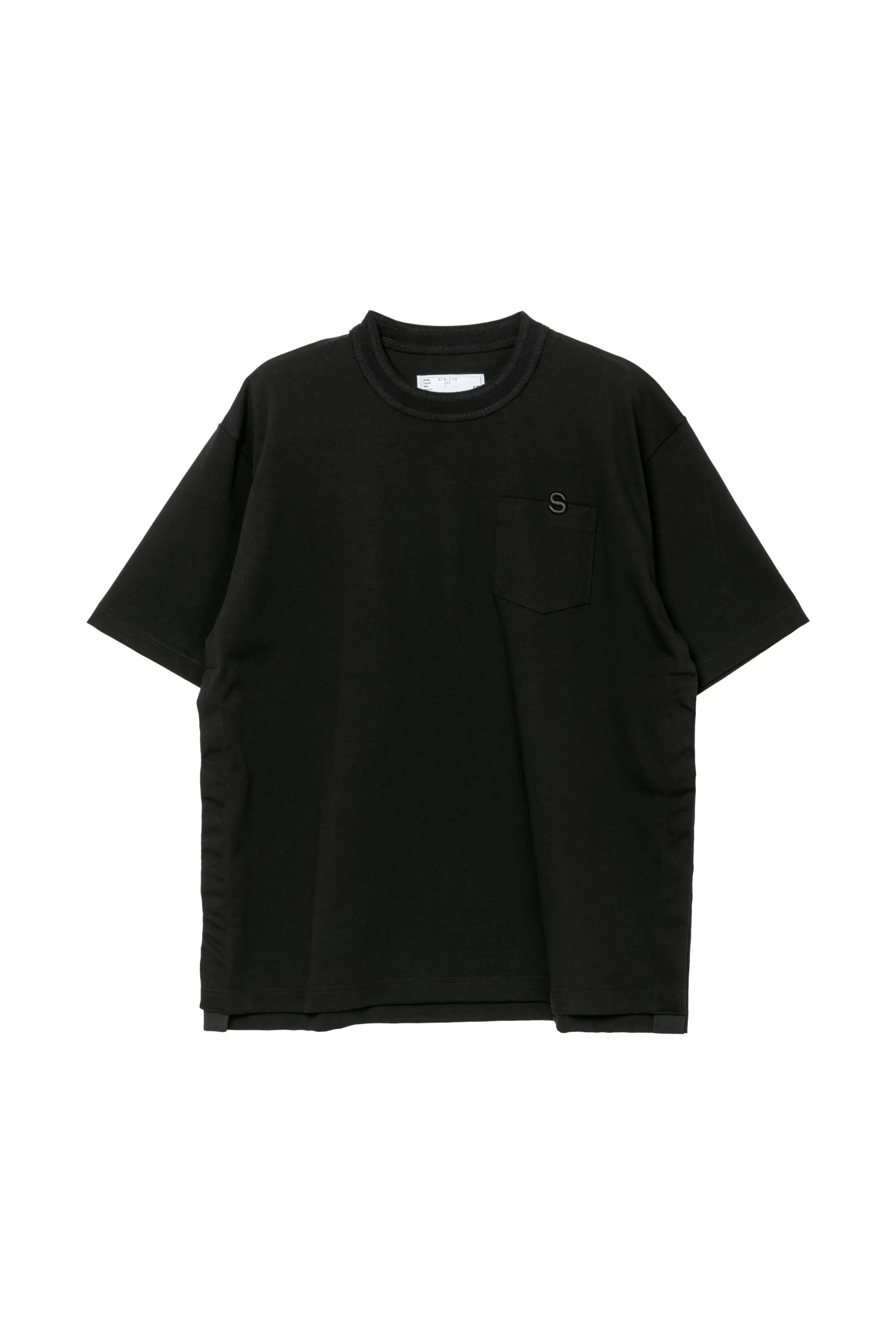 sacai  |Street Style Plain Cotton Short Sleeves Logo Designers