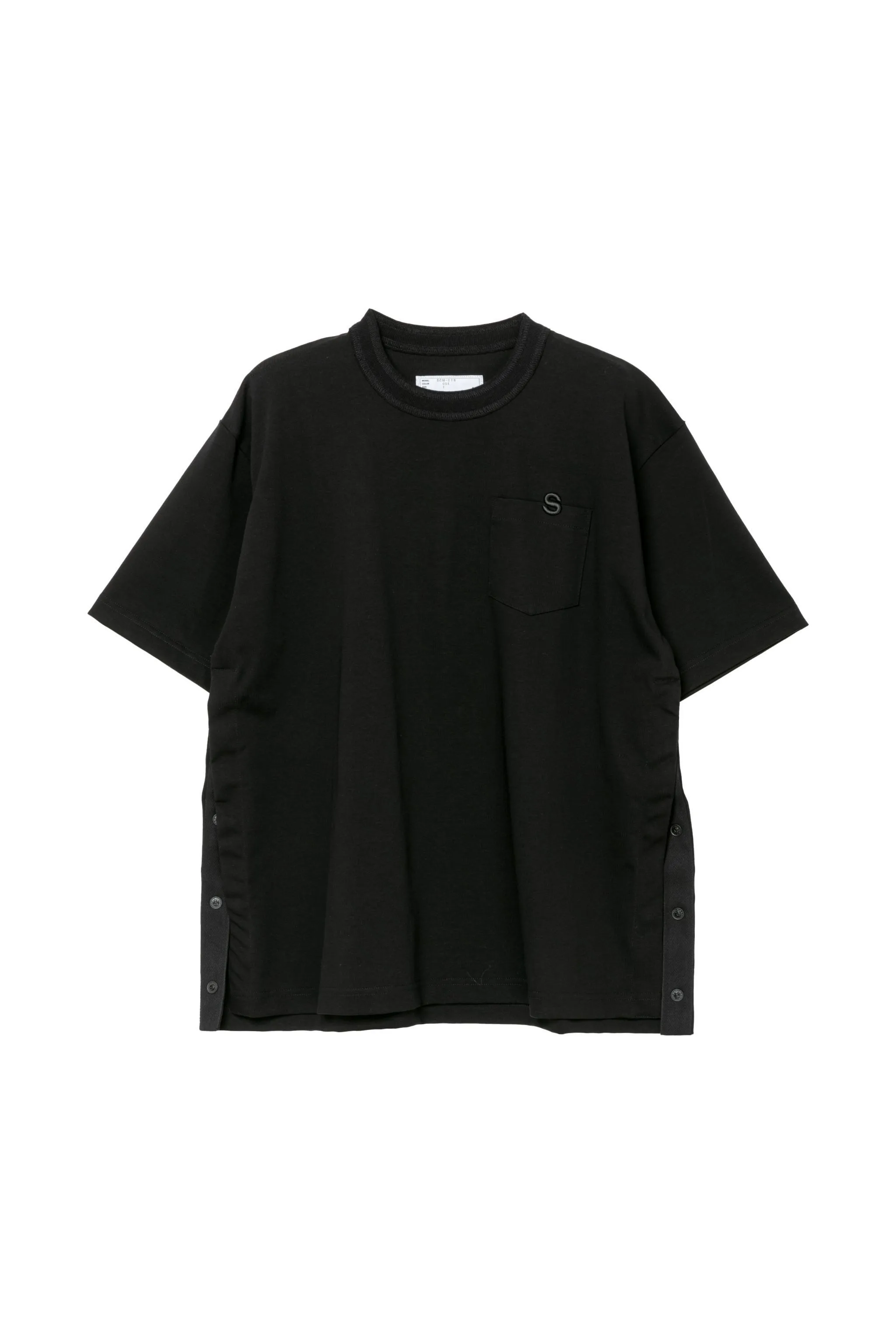 sacai  |Street Style Plain Cotton Short Sleeves Logo Designers