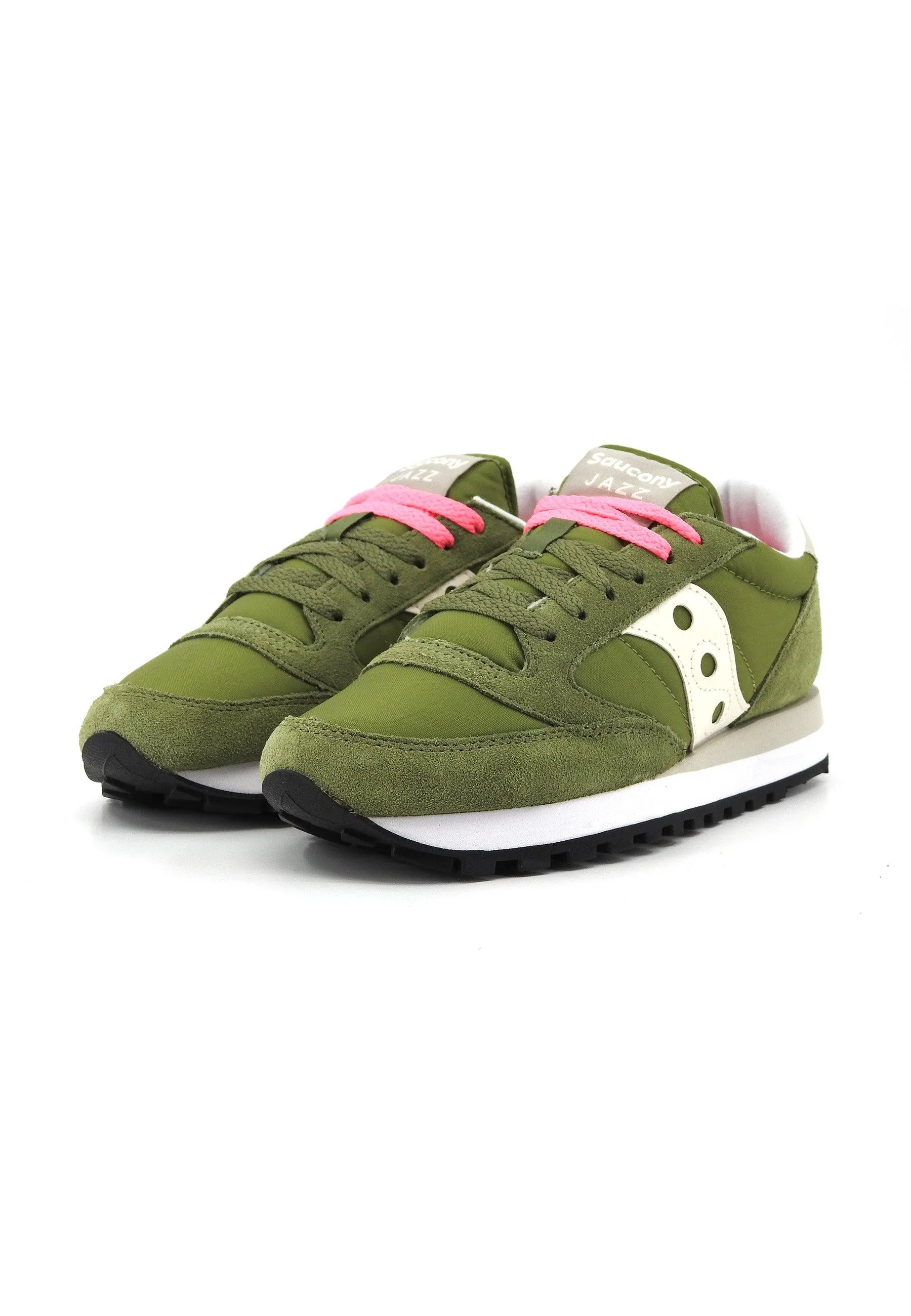 SAUCONY Jazz Original Sneaker Donna Olive Cream S1044-681