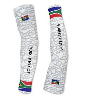 South Africa ScudoPro Compression Arm Warmers Sleeves Unisex Walking/Cycling/Running/Golf