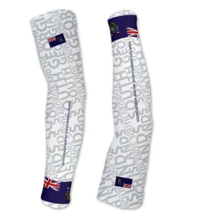 South Georgia And The South Sandwich Islands ScudoPro Compression Arm Warmers Sleeves Unisex Walking/Cycling/Running/Golf