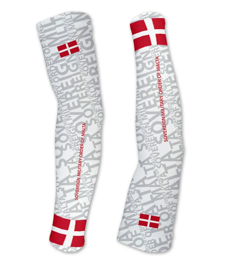 Sovereign Military Order Of Malta ScudoPro Compression Arm Warmers Sleeves Unisex Walking/Cycling/Running/Golf