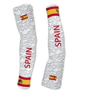 Spain ScudoPro Compression Arm Warmers Sleeves Unisex Walking/Cycling/Running/Golf