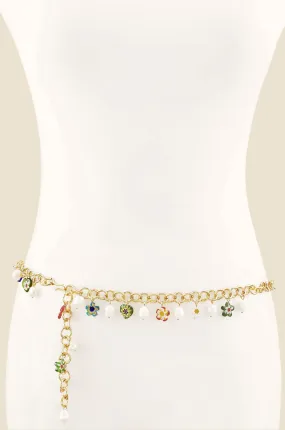 Sunny Days Pearl and Bead Belt