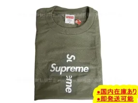 Supreme  |20AW ◆Size M◆Supreme Cross Box Logo Tee T-Shirts Light Olive