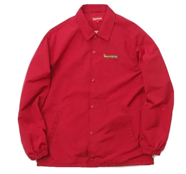 Supreme Gonz Logo Coaches Jacket - Red