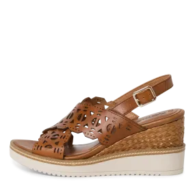 Tamaris Wedge Sandal Cognac