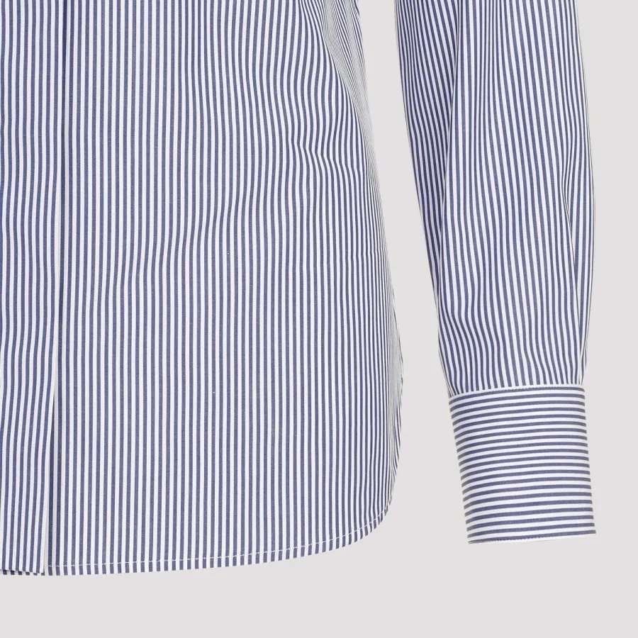 The Row  |Stripes Casual Style Plain Cotton Shirts & Blouses