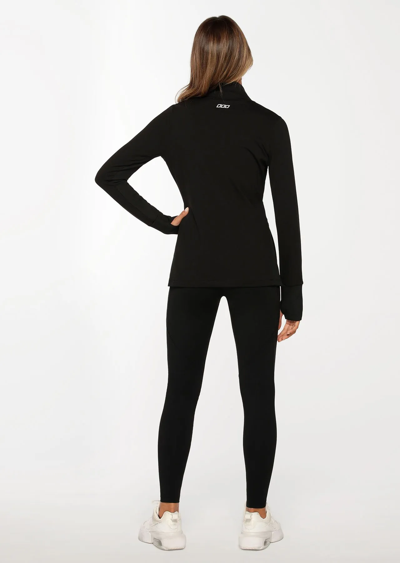 Thermal Endurance Zip Through Jacket | Black | Long Sleeve | Lorna Jane Australia