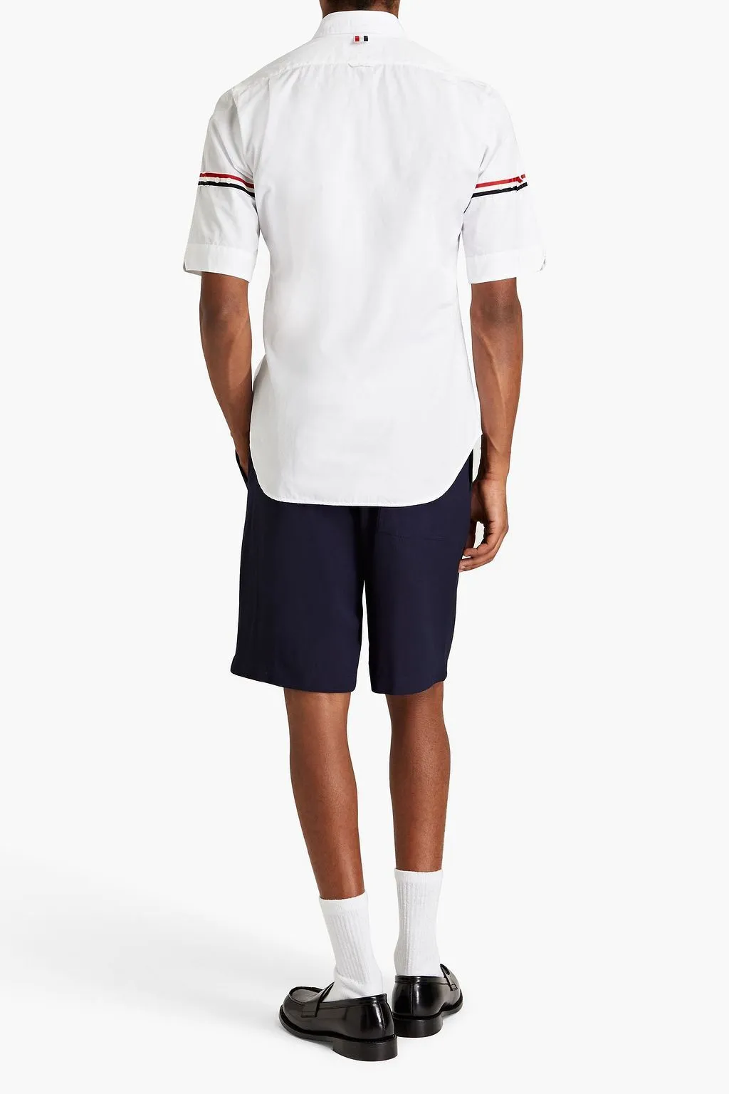 THOM BROWNE  |Cotton Short Sleeves Bridal Logo Designers Outlet Shirts