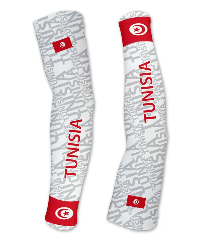 Tunisia ScudoPro Compression Arm Warmers Sleeves Unisex Walking/Cycling/Running/Golf