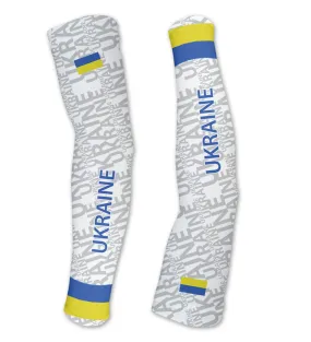 Ukraine ScudoPro Compression Arm Warmers Sleeves Unisex Walking/Cycling/Running/Golf