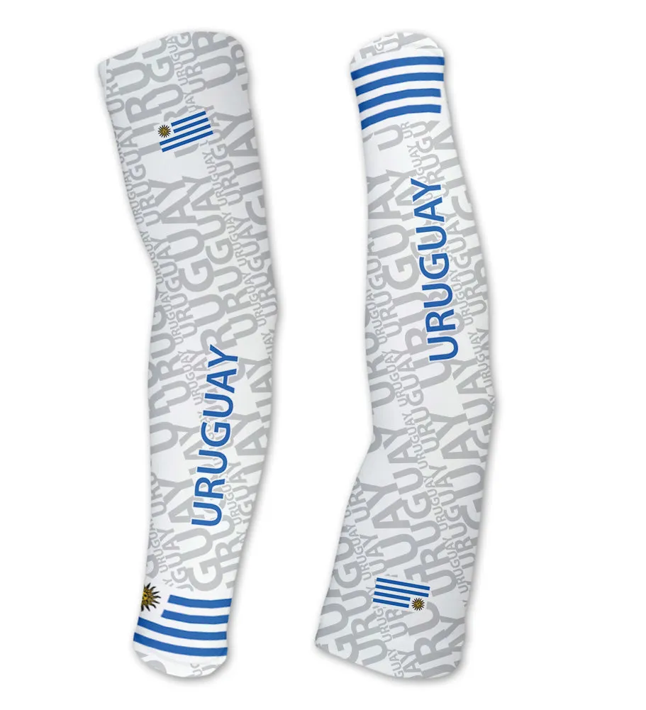 Uruguay ScudoPro Compression Arm Warmers Sleeves Unisex Walking/Cycling/Running/Golf