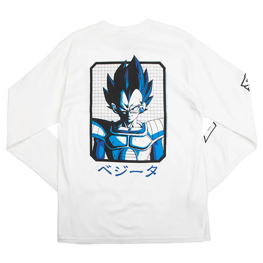 Vegeta White Long Sleeve