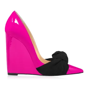 VICKY VERNICE FUCSIA/NERO