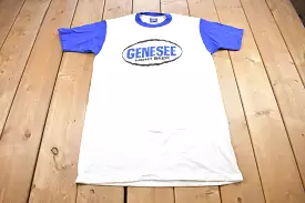 Vintage 1970s Genesee Light Beer Graphic T Shirt / Vintage T Shirt / Streetwear / 70s Rare True Vintage / Single Stitch / Made I