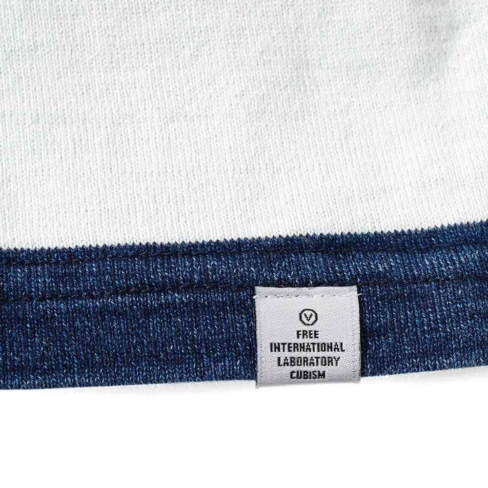 Visvim Long Sleeve Big Border TeeWhite