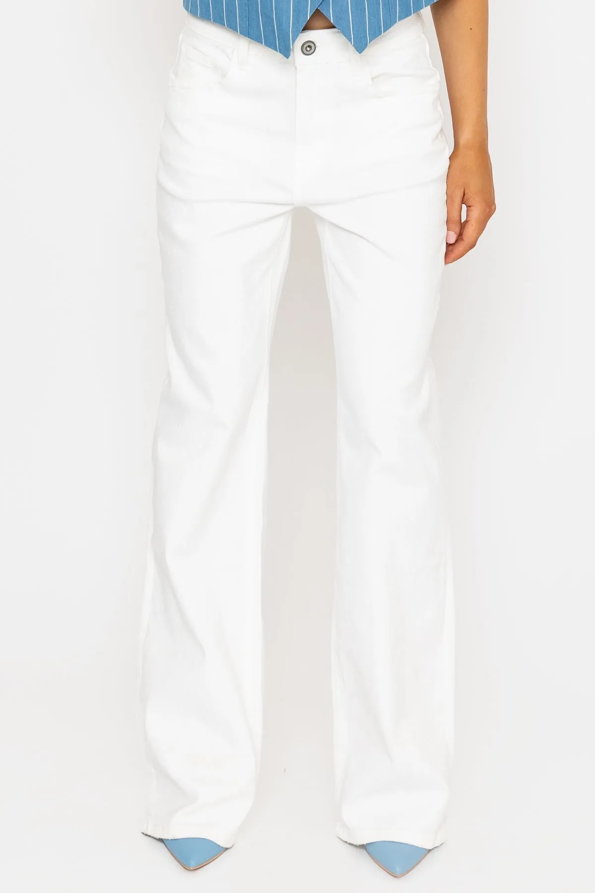 White Wide Leg Jeans