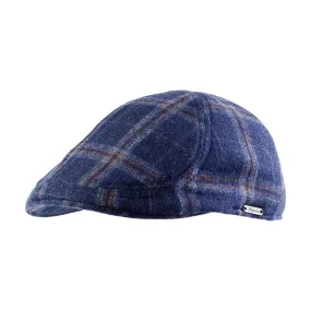 Wigens Men's Italian Check Wool Pub Cap