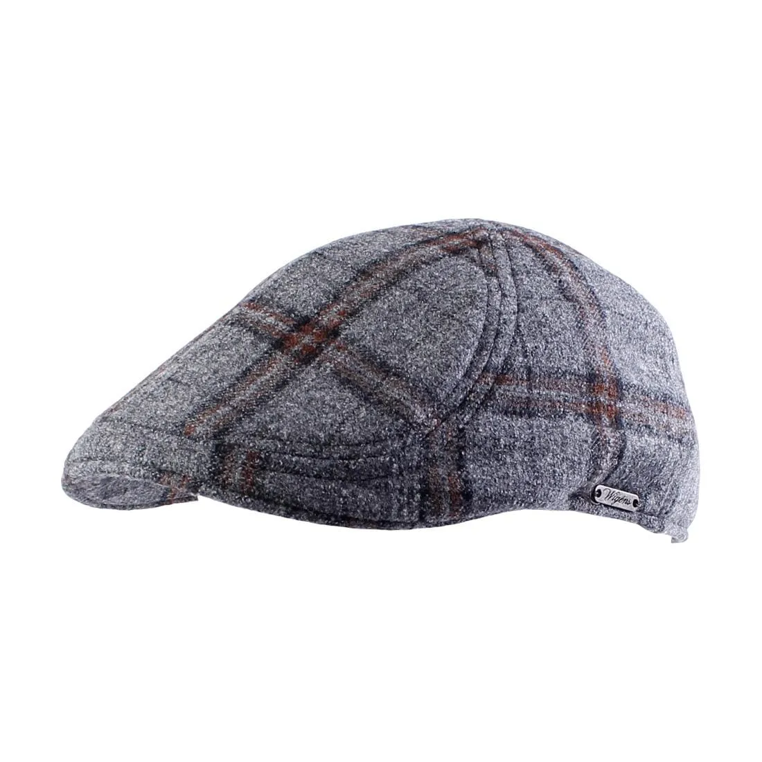 Wigens Men's Italian Check Wool Pub Cap