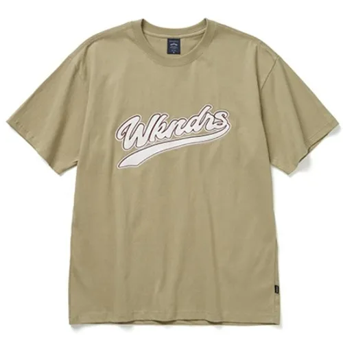 WKNDRS  |Unisex Street Style Short Sleeves Logo T-Shirts