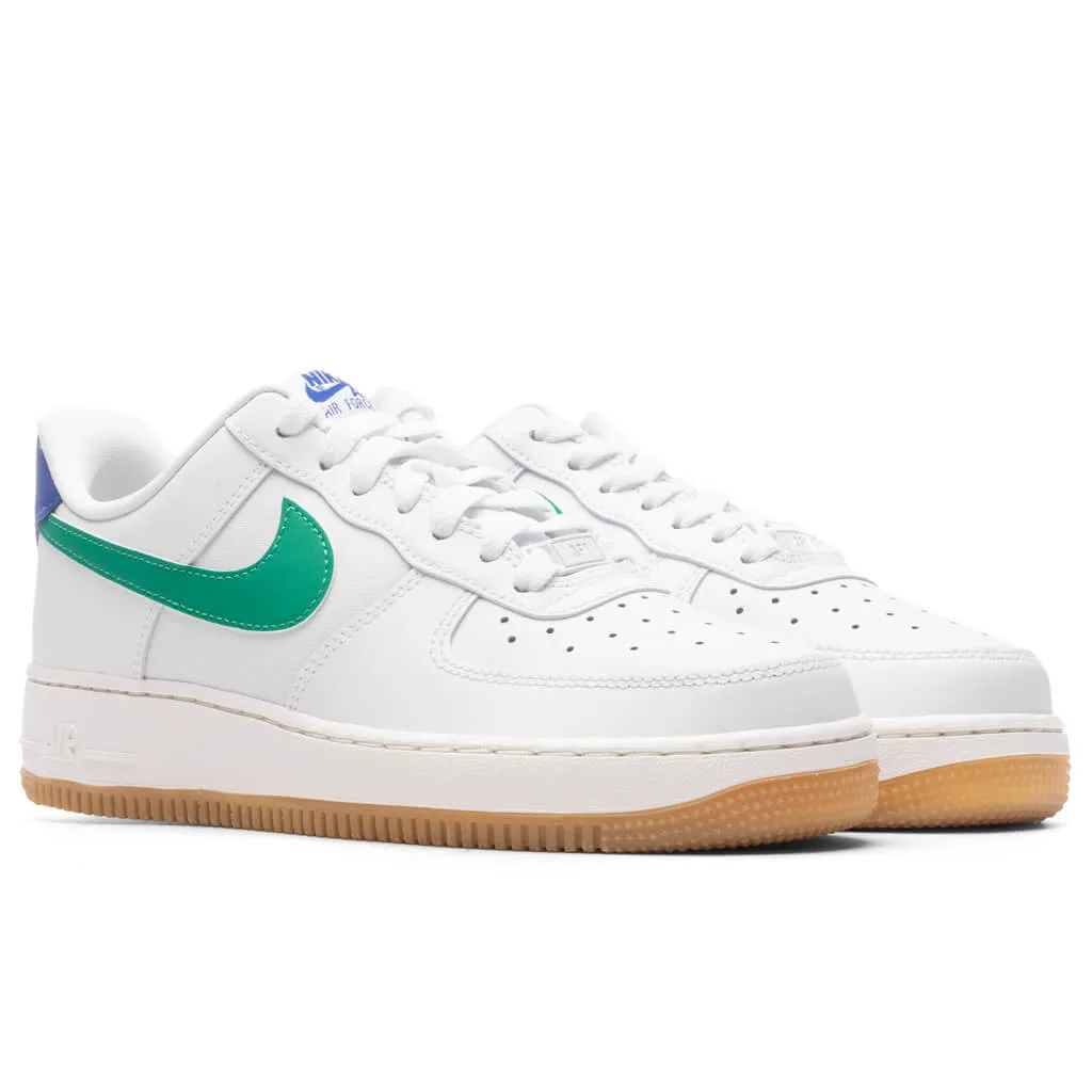 Women's Air Force 1 '07 - White/Stadium Green/Game Royal