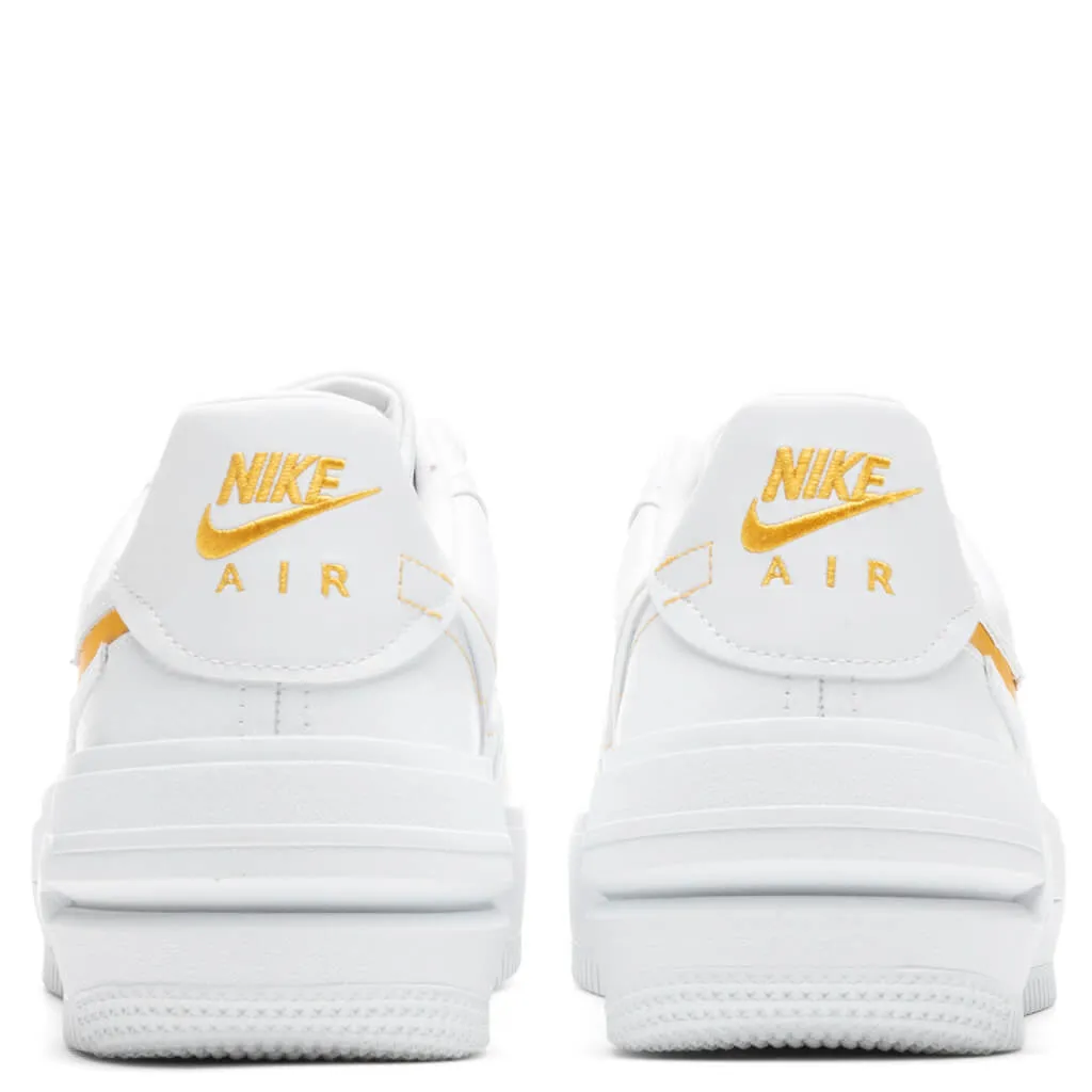 Women's Air Force 1 PLT.AF.ORM - White/Yellow Ochre/Summit White