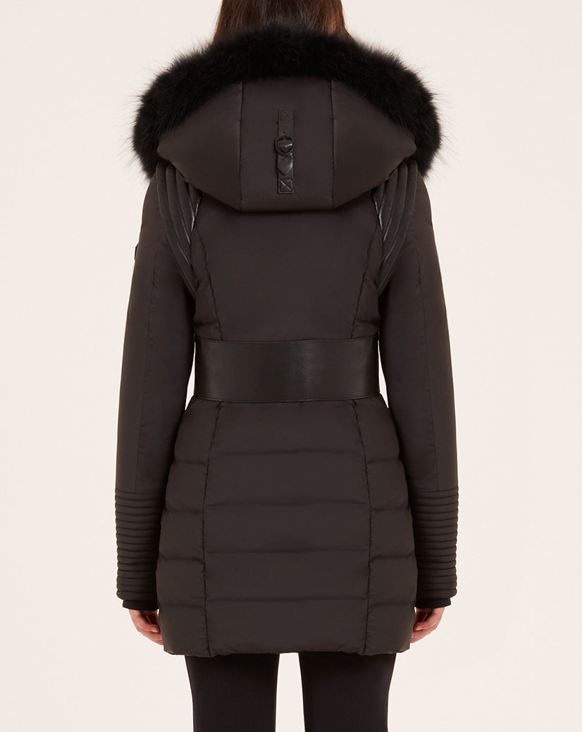 WOMENS RUDSAK MODA BLACK/BLACK FUR