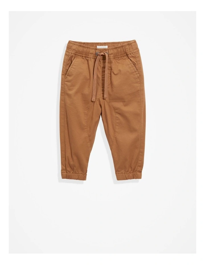 Woven Pant in Acorn