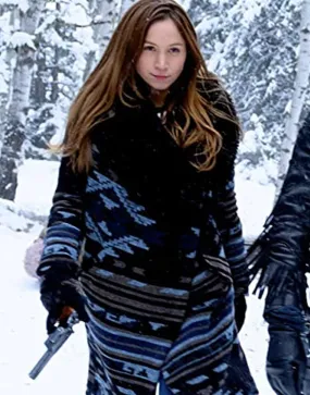 Wynonna Earp S04 Waverly Earp Coat | Dominique Woolen Coat | 35% Off