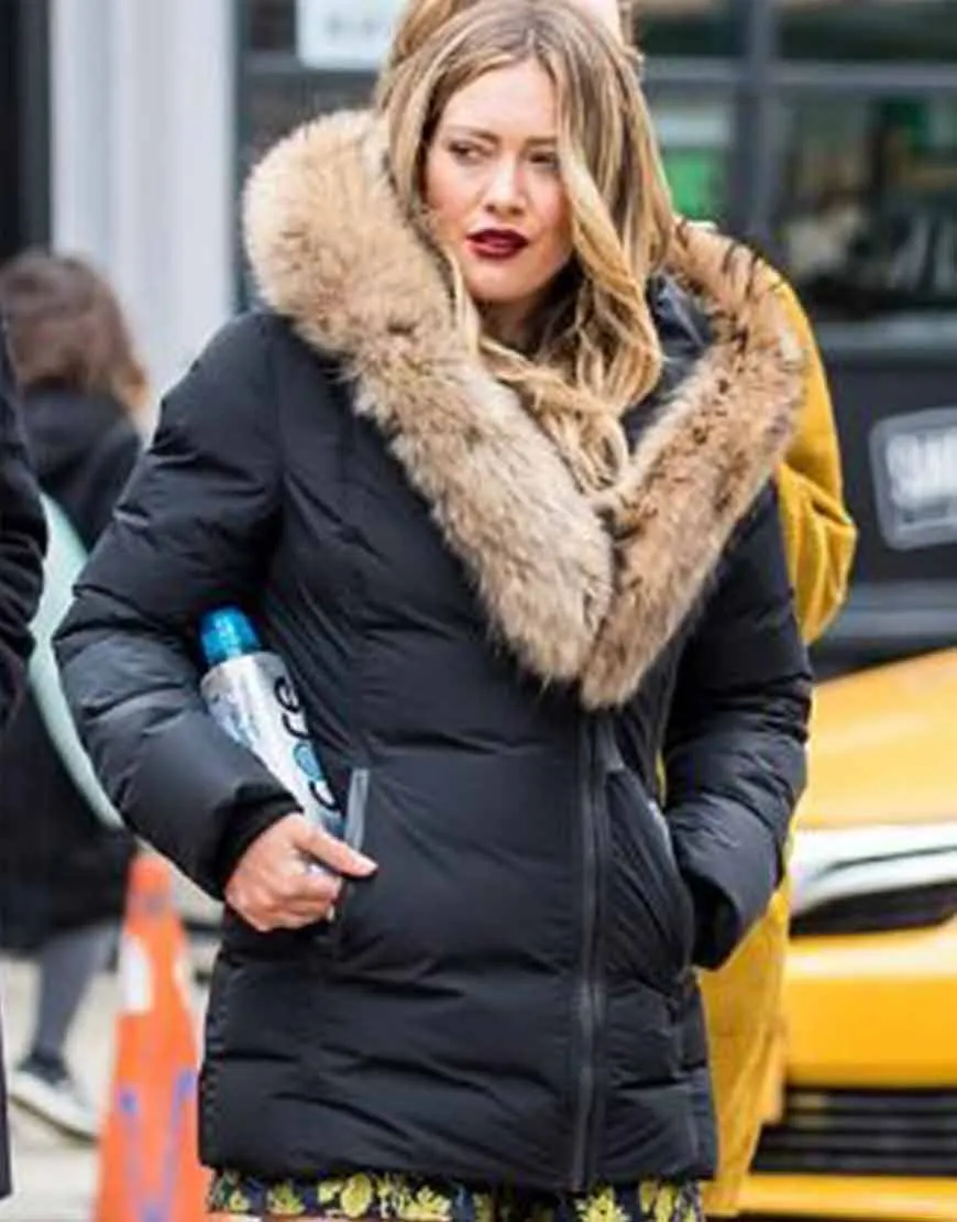 Younger S07 Hilary Duff Fur Jacket | Kelsey Peters Fur Jacket | Ujackets