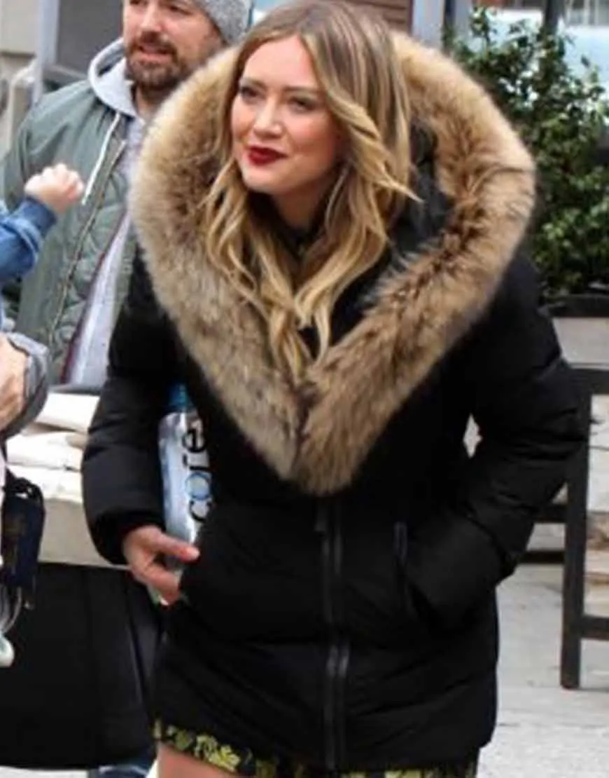 Younger S07 Hilary Duff Fur Jacket | Kelsey Peters Fur Jacket | Ujackets