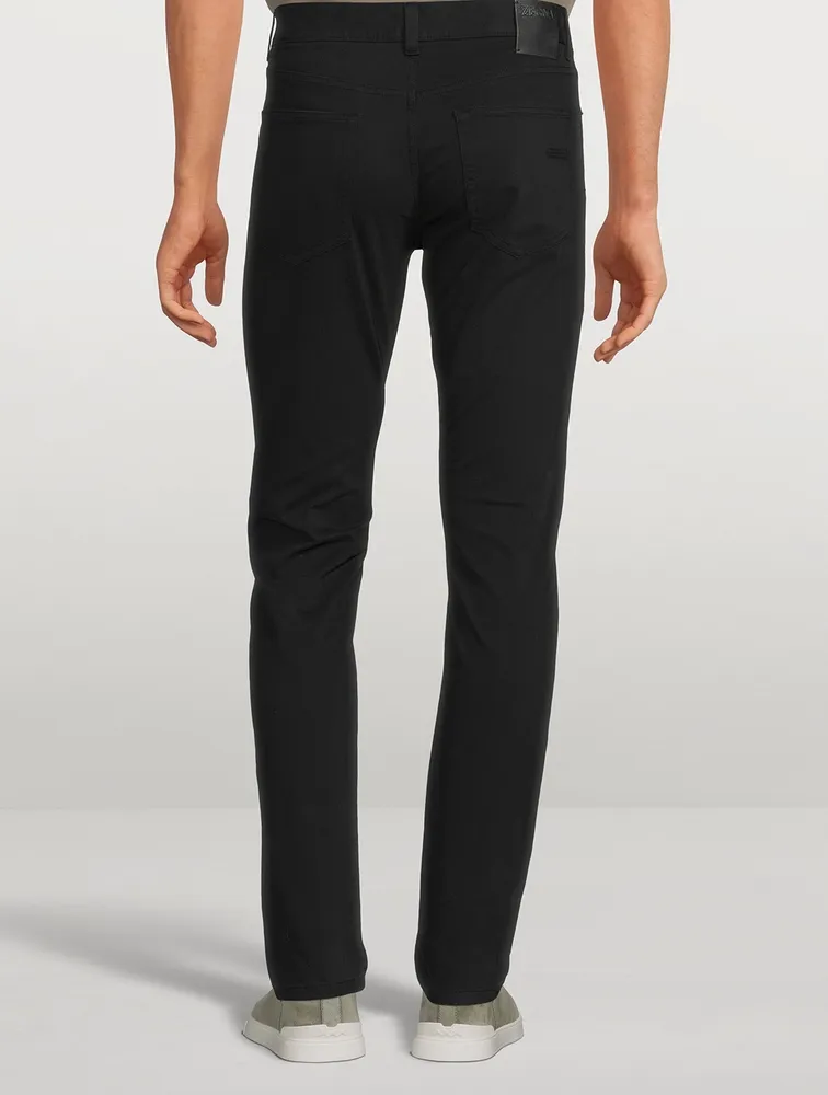 ZEGNA City Stretch Cotton Slim-Fit Jeans