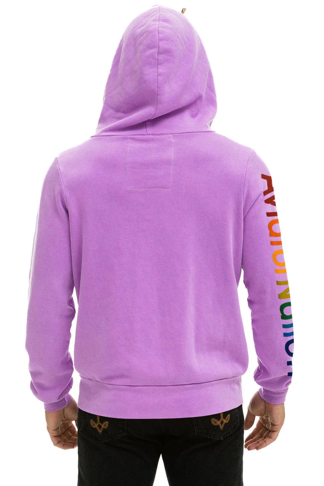 Zip Hoodie (Neon Purple)